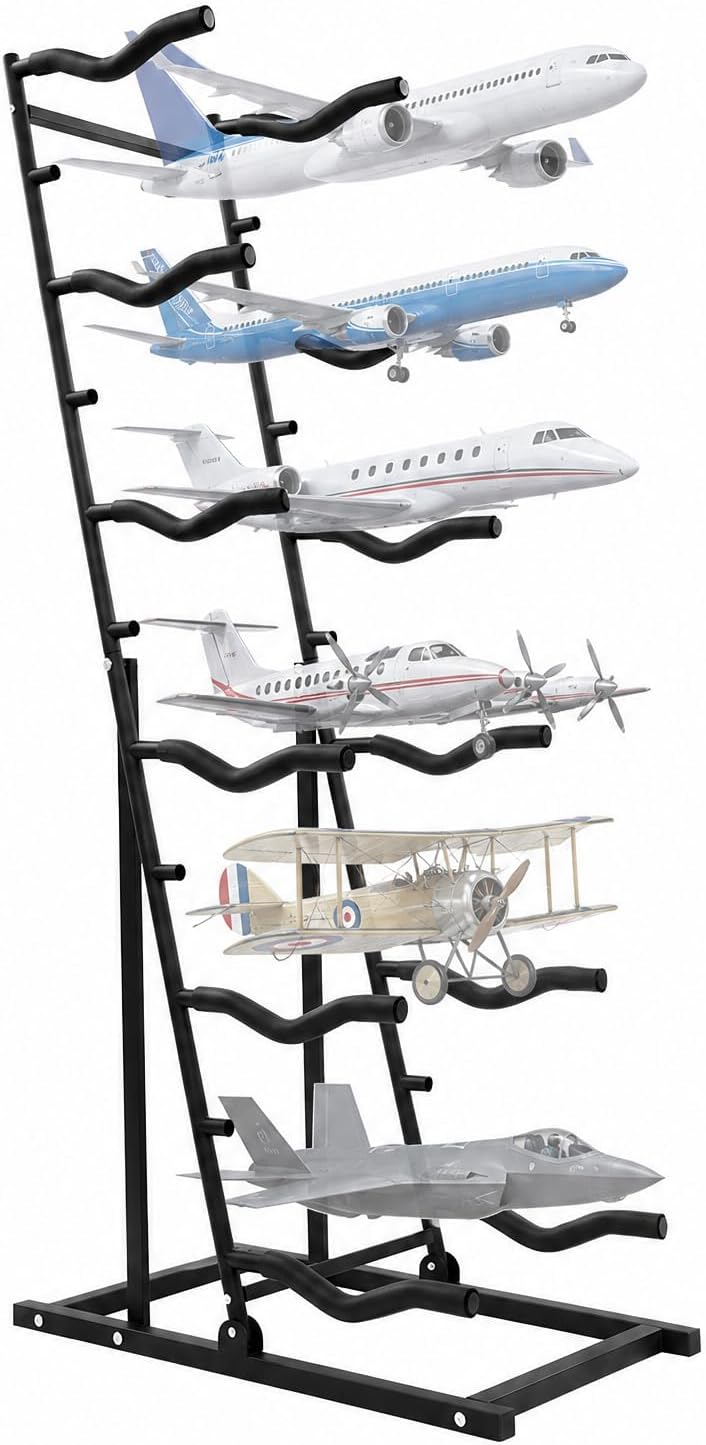 Rc Hobby Workshop - RC Airplane Stand 6-Tier, Model Airplane