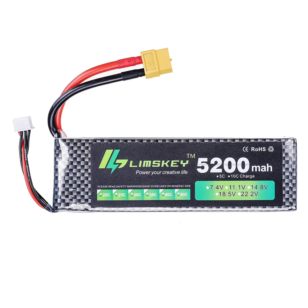 Limskey Power battery 7.4V 520 - đánh giá và giá Rc Hobby Helicopter
