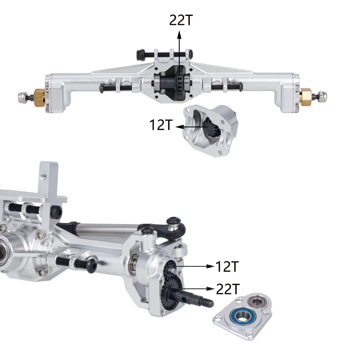 Aluminum CNC Portal Axles +10m - đánh giá và giá Rc Hobby Room
