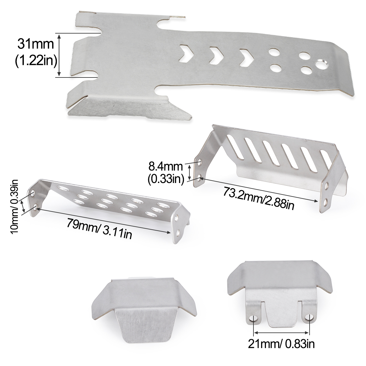 Stainless Steel Axle Protector - đánh giá và giá Rc Hobby Room