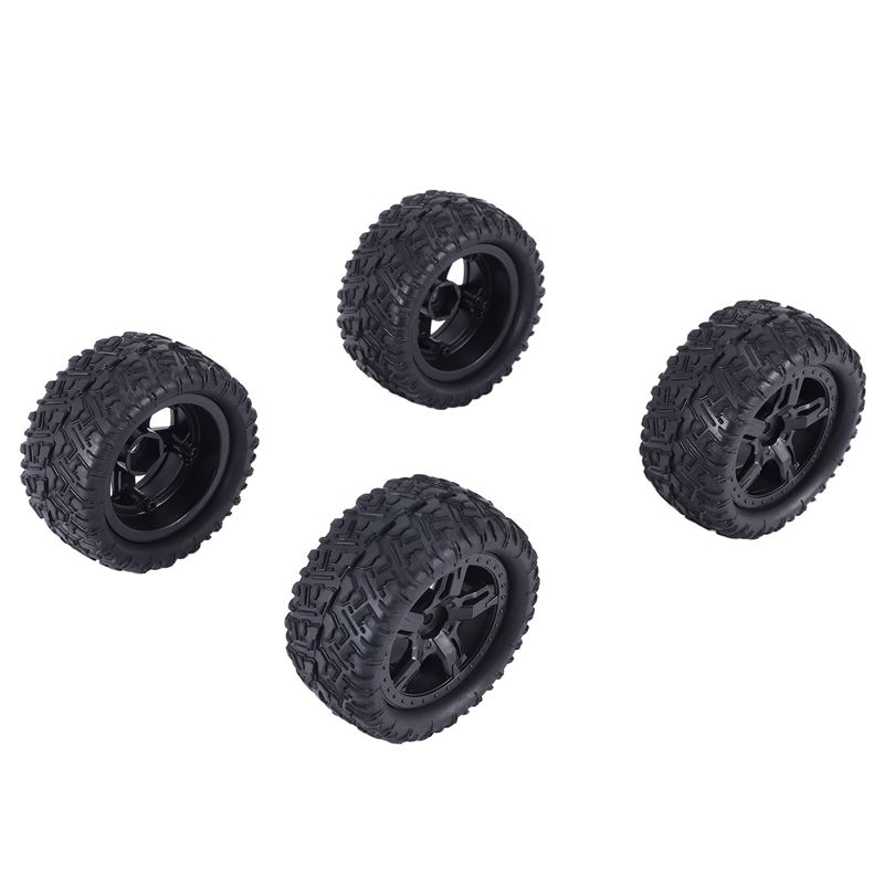 A63T-4Pcs Rubber Tires Tyre Wh - đánh giá và giá Rc Remo Hobby