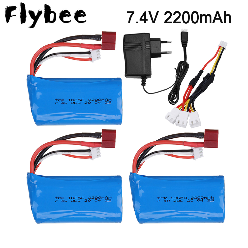 7.4V 2200mAh 18650 Lipo Batery - đánh giá và giá Rc Hobby Helicopter