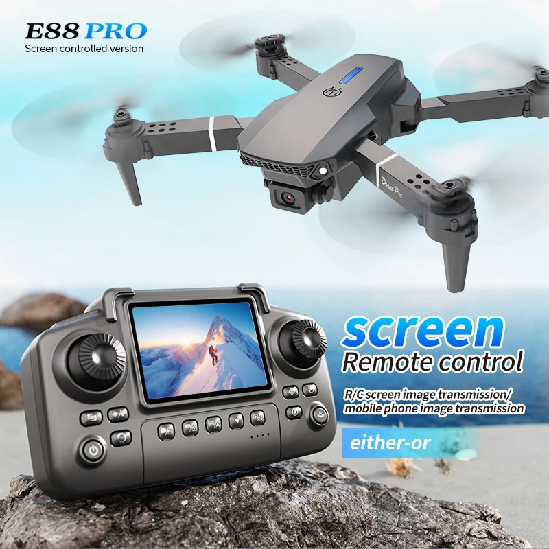 Professional E88 PRO Drone wit - đánh giá và giá Rc Hobby Helicopter