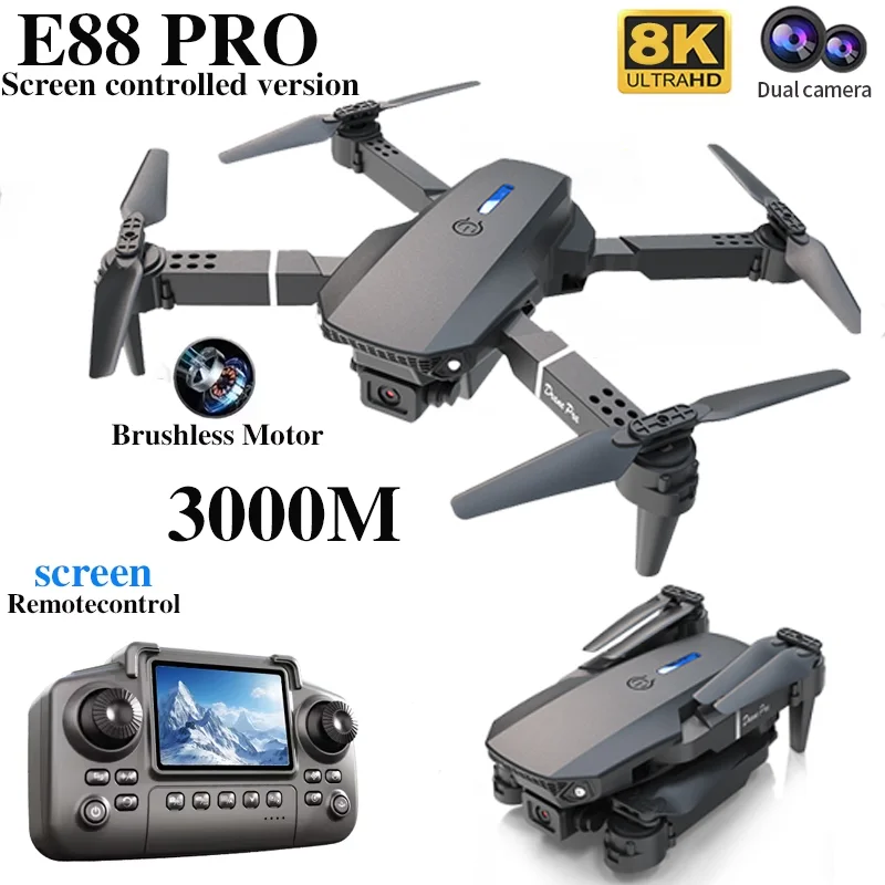 Professional E88 PRO Drone wit - đánh giá và giá Rc Hobby Helicopter