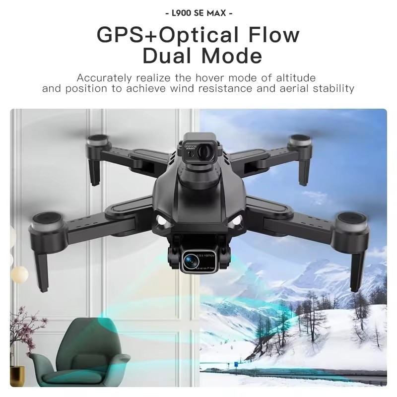 L900 Pro SE MAX GPS Drone 4K P - đánh giá và giá Jjrc Drone X12