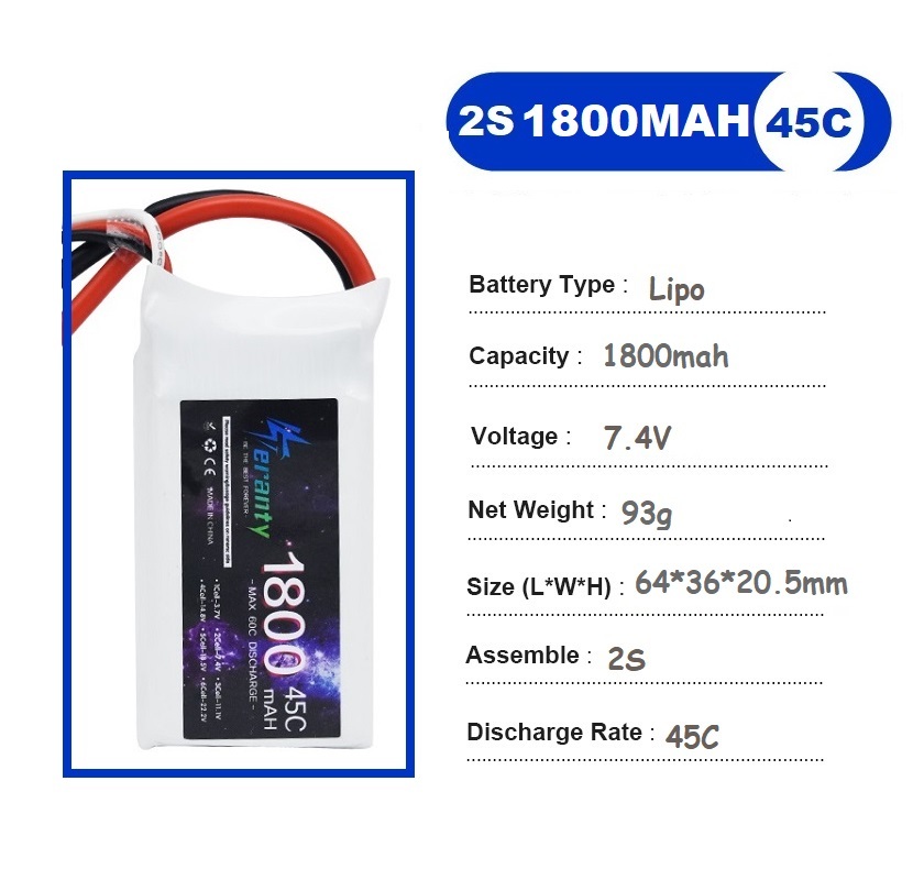 2PCS 7.4V Lipo 2S Battery 1500 - đánh giá và giá Rc Hobby Helicopter