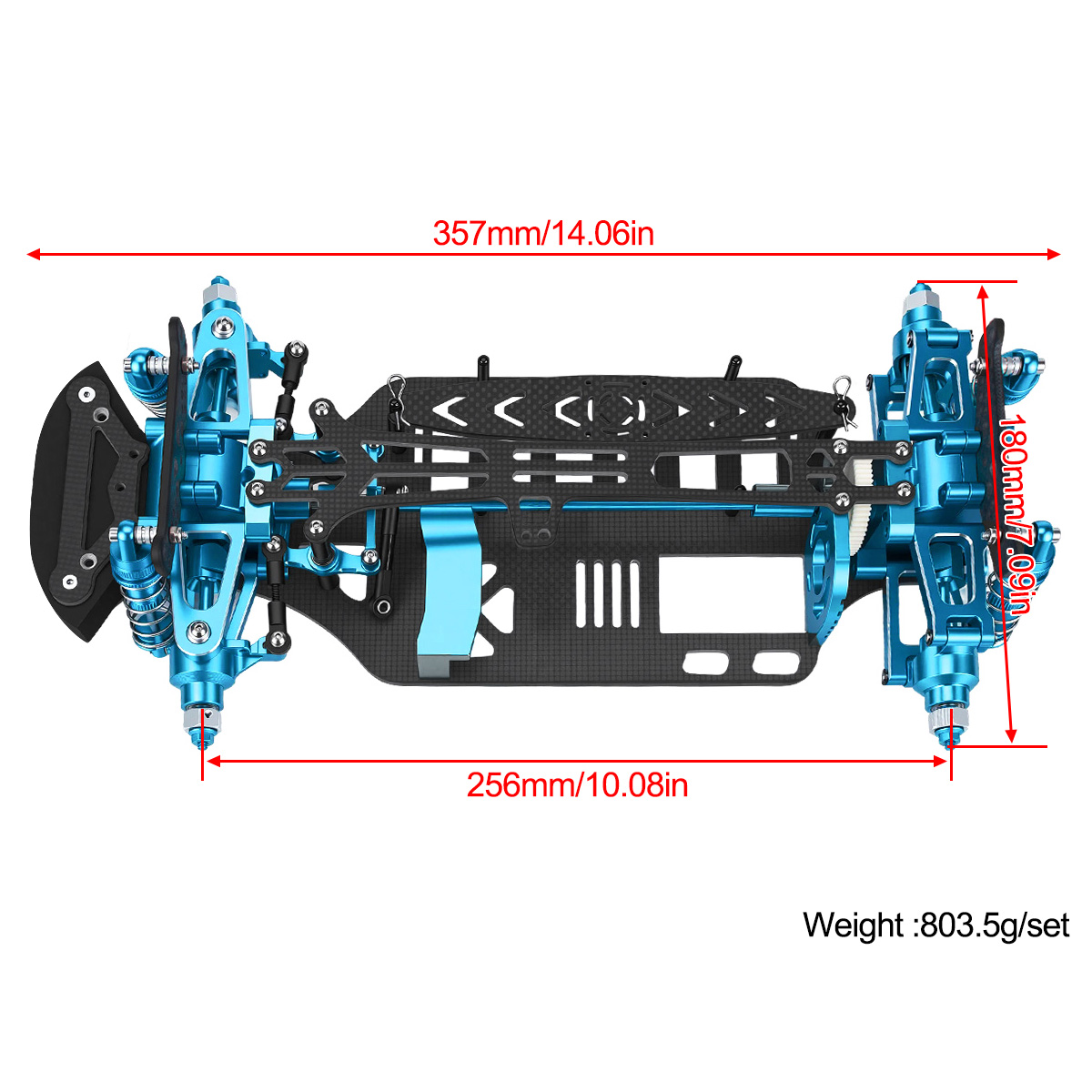 Aluminum & Carbon Fiber Frame  - đánh giá và giá Rc Hobby Kit