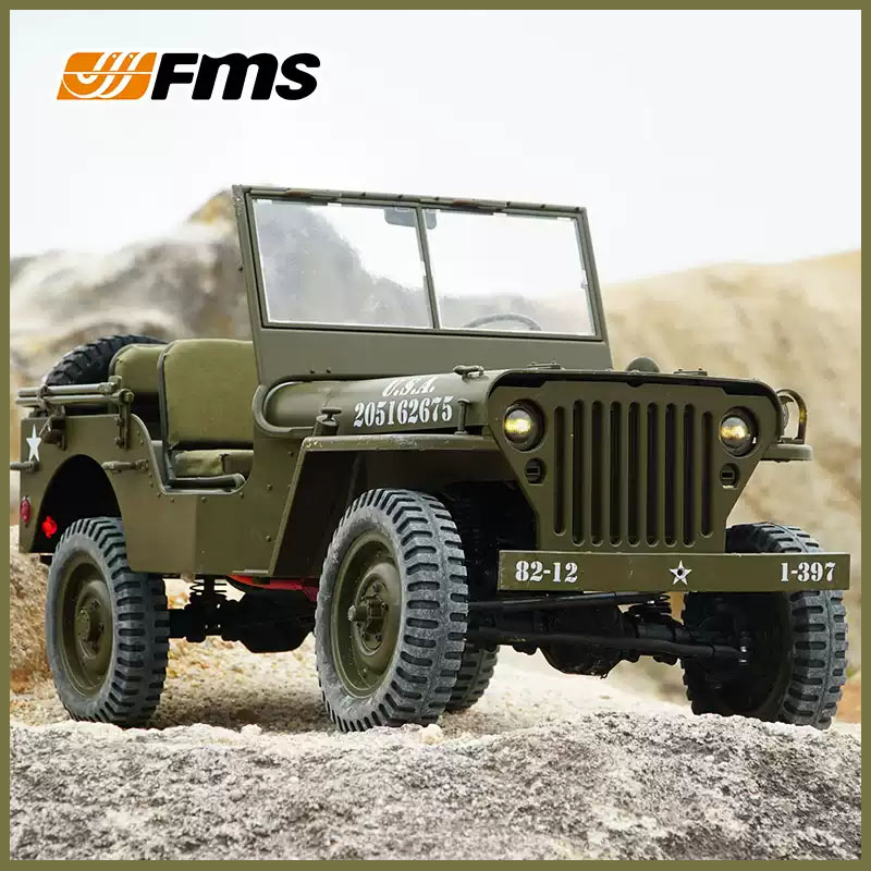FMS 1/6 Climber 1941 Willys MB - đánh giá và giá Rc Hobby Room